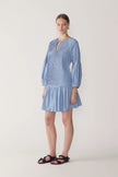 GISELLE DRESS IN SULPHUR SUMMER COTTON