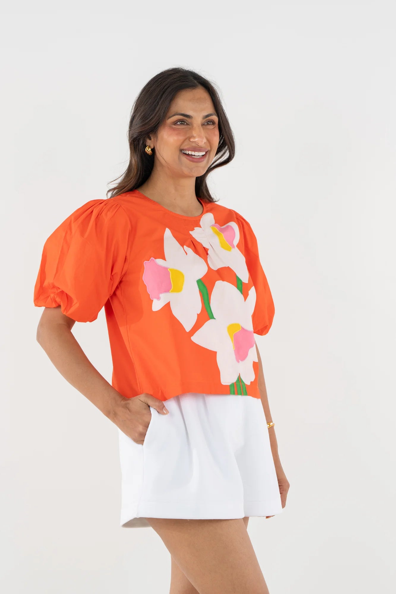 JANE TOP IN MARIGOLD