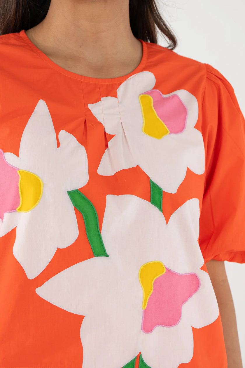 JANE TOP IN MARIGOLD