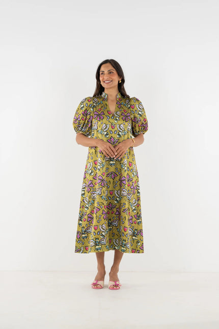 HAMPTON DRESS IN DUTCH BEE