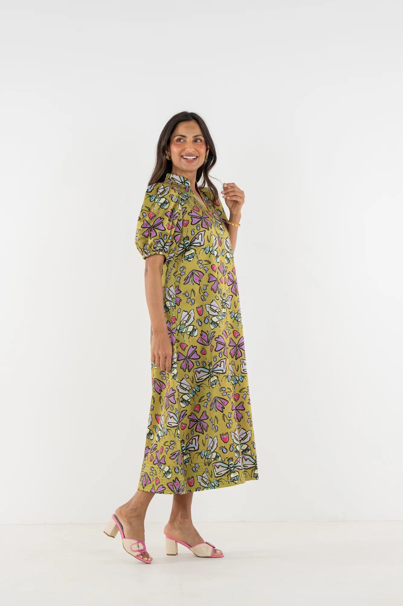 HAMPTON DRESS IN DUTCH BEE