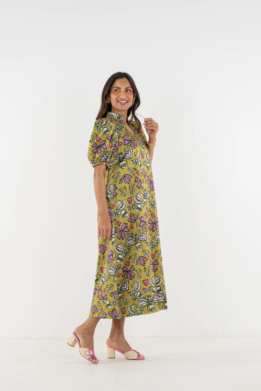 HAMPTON DRESS IN DUTCH BEE