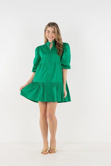 SADIE DRESS IN JELLY BEAN
