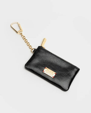 BITSY KEY POUCH CRINKLED LEATHER