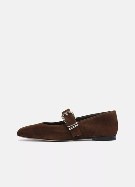DANIELA SUEDE MARY JANE FLAT