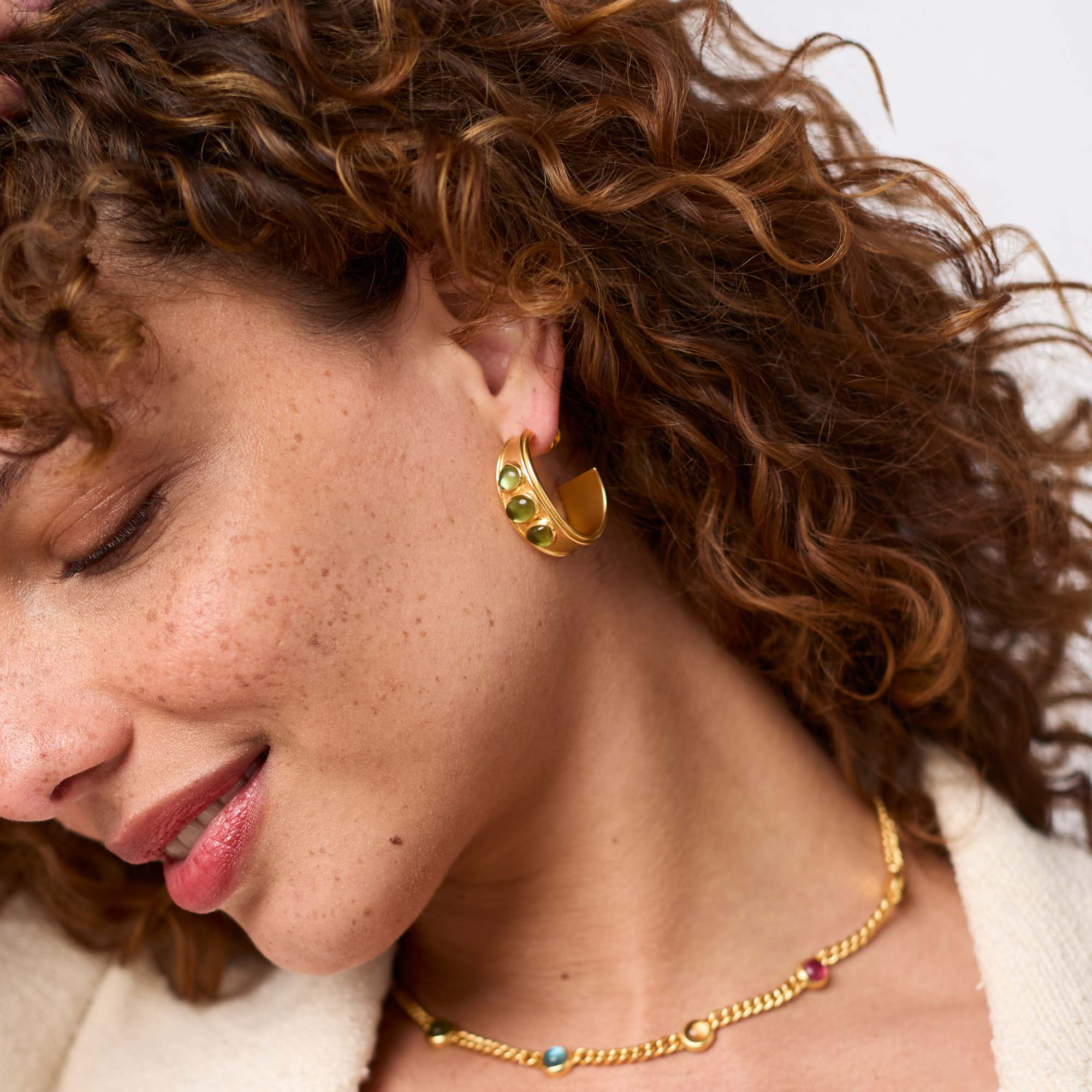 DOLCE STONE HOOP SMALL
