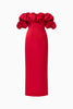 LUCETTA OFF SHOULDER IN RED