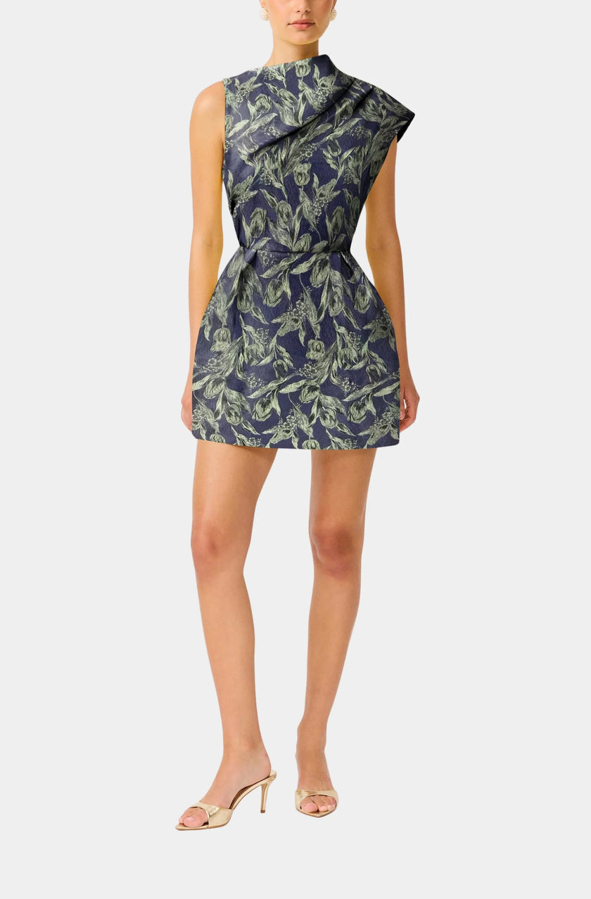 LUELLA  ASYMMETRIC MINI DRESS