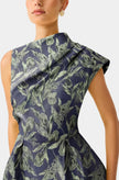 LUELLA  ASYMMETRIC MINI DRESS