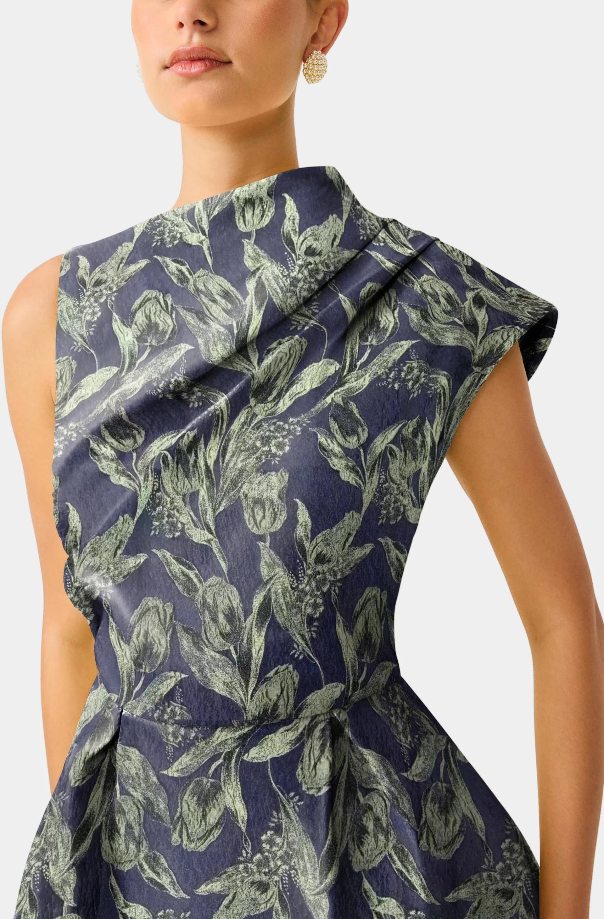 LUELLA  ASYMMETRIC MINI DRESS