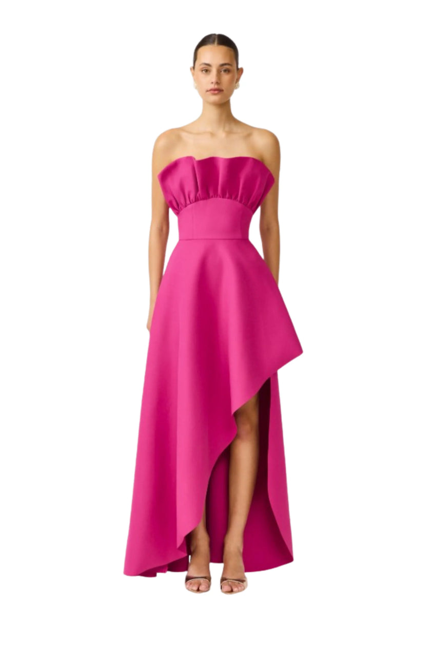 LIORA STRAPLESS STRUCTURED GOWN