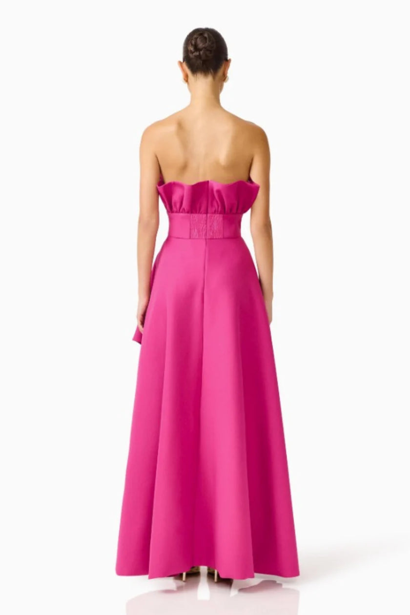 LIORA STRAPLESS STRUCTURED GOWN