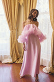 FIORINA TIERED GOWN IN PALE PINK