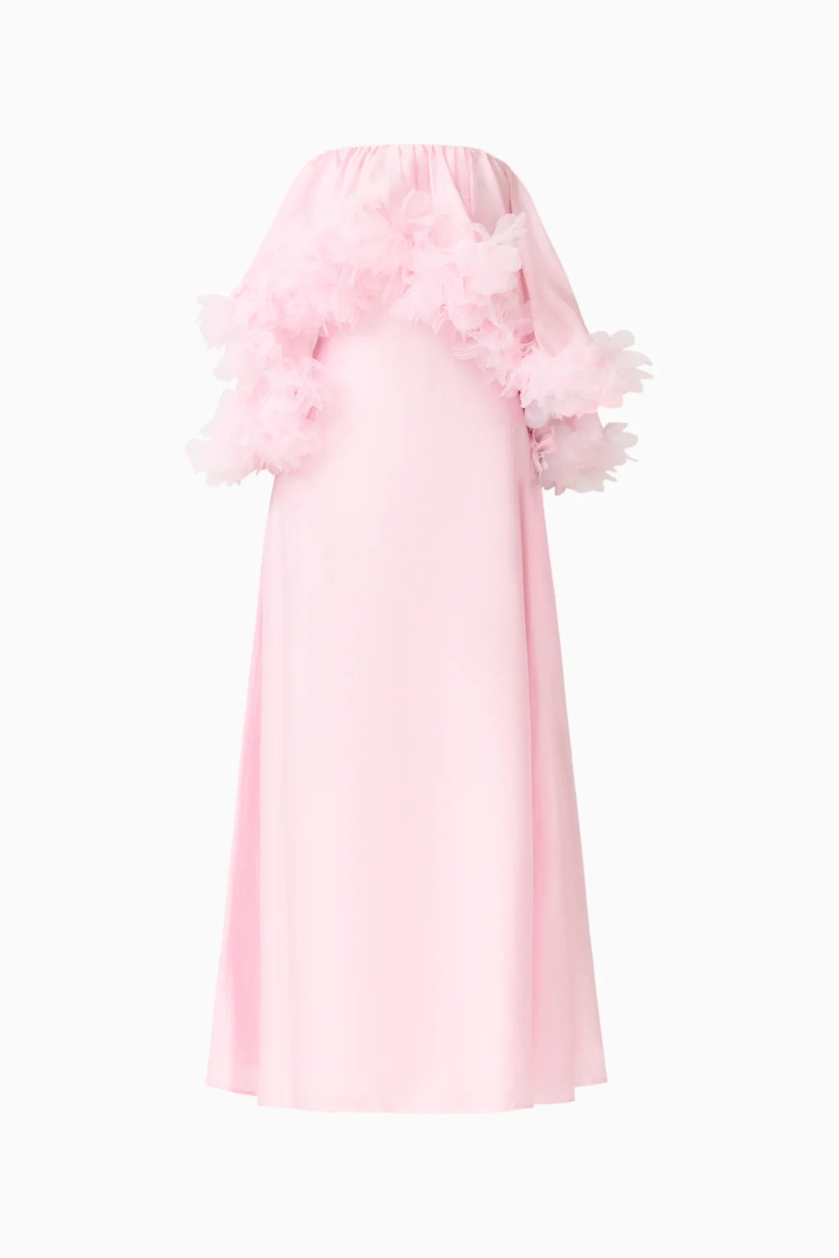FIORINA TIERED GOWN IN PALE PINK
