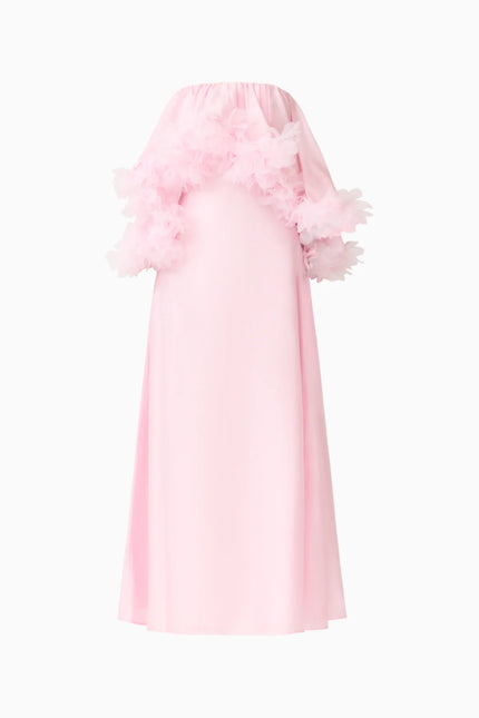 FIORINA TIERED GOWN IN PALE PINK