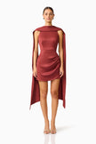 CALISTA NECK SCARF MNI DRESS