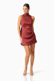 CALISTA NECK SCARF MNI DRESS