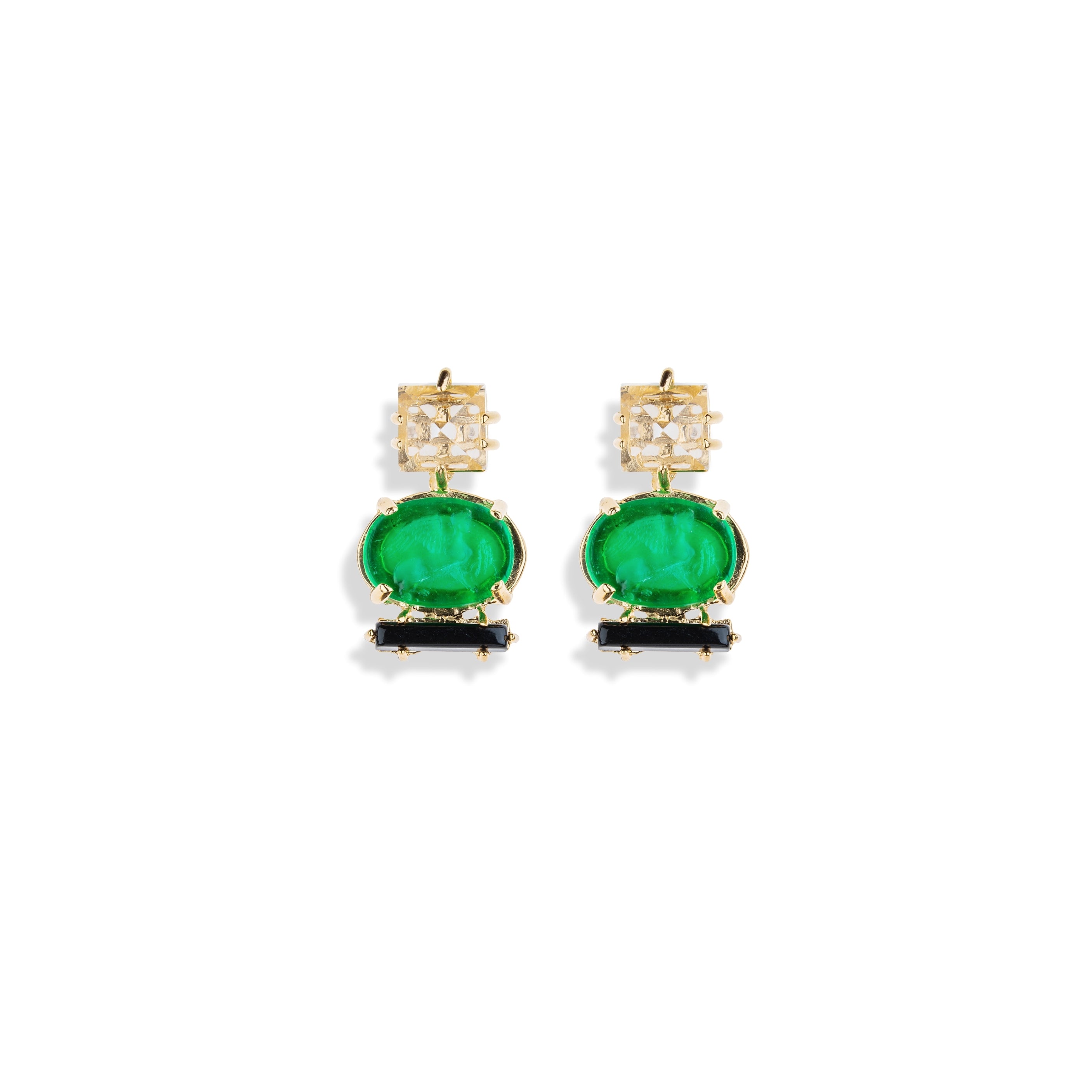 GRIFFON EARRING IN DECO
