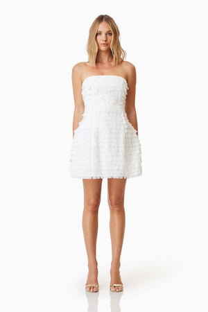 HAILEY STRAPLESS MINI PARTY DRESS