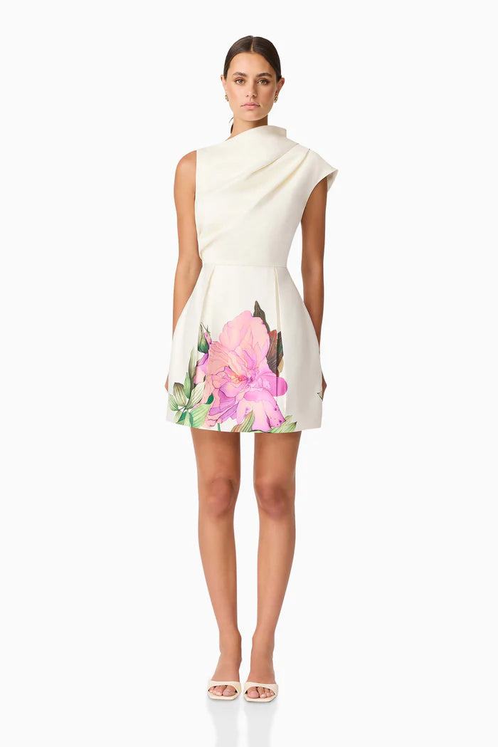 AZELIE ASYMMETRICAL MINI DRESS