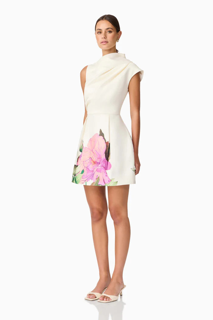 AZELIE ASYMMETRICAL MINI DRESS