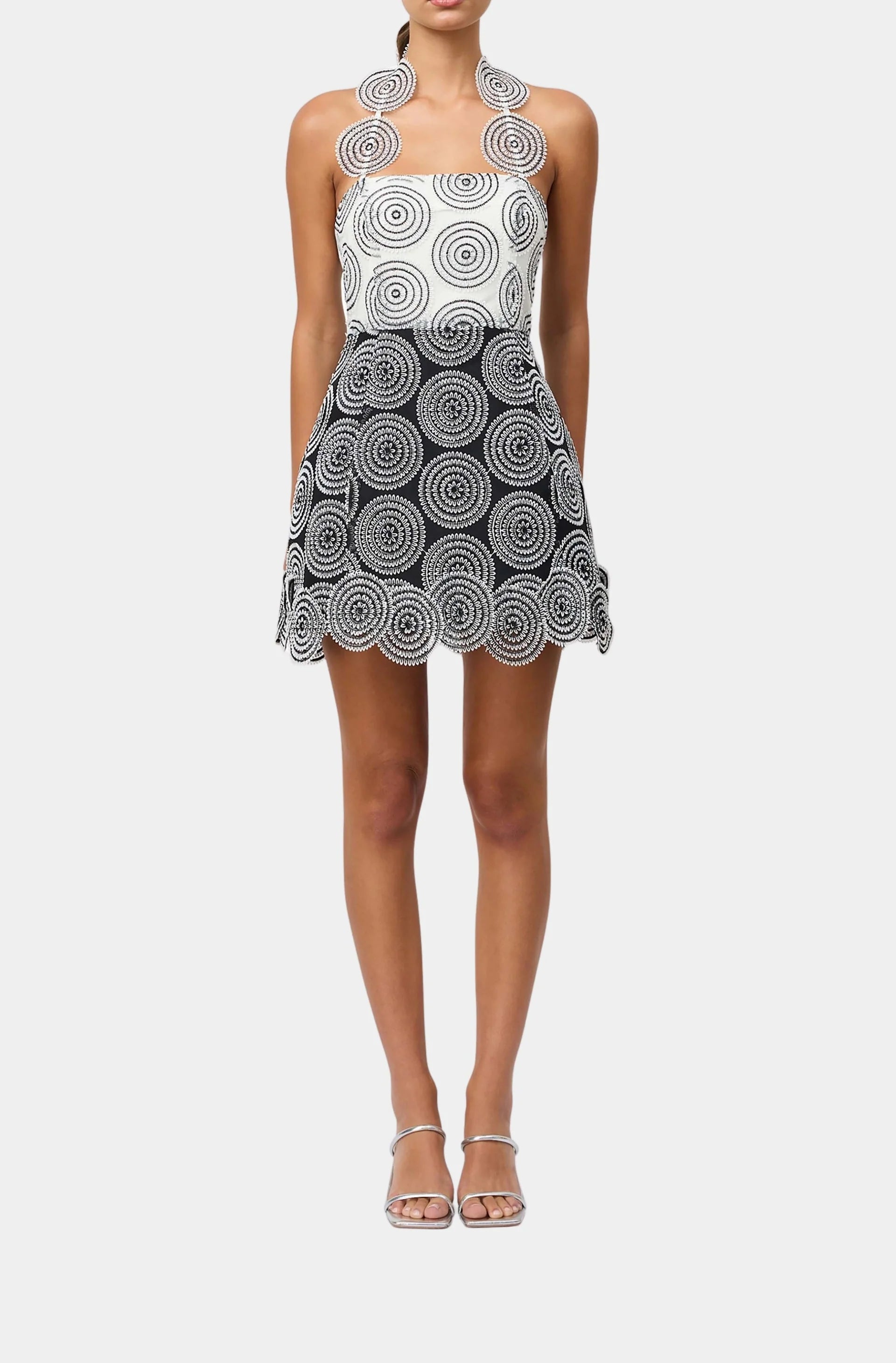 LIA HALTER NECK MINI DRESS