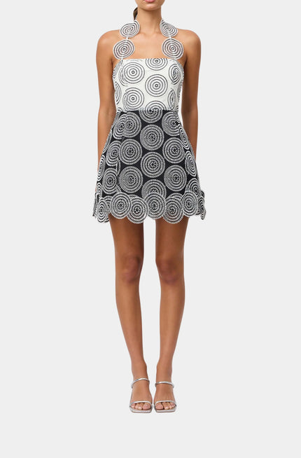 LIA HALTER NECK MINI DRESS