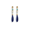 LUXE TOTEM DROP EARRING IN TWIGHLIGHT