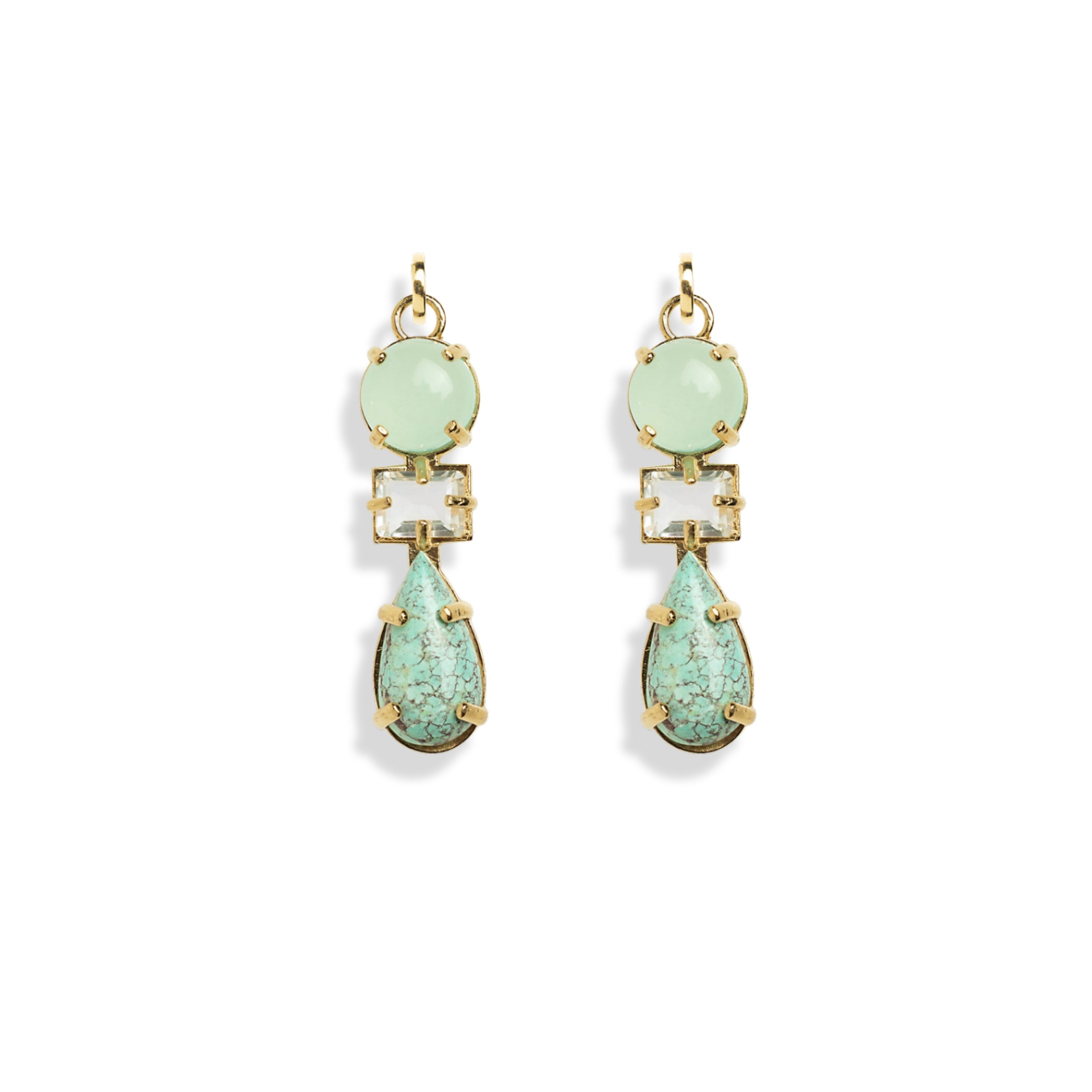 MARFA EARRING IN RANCH WATER