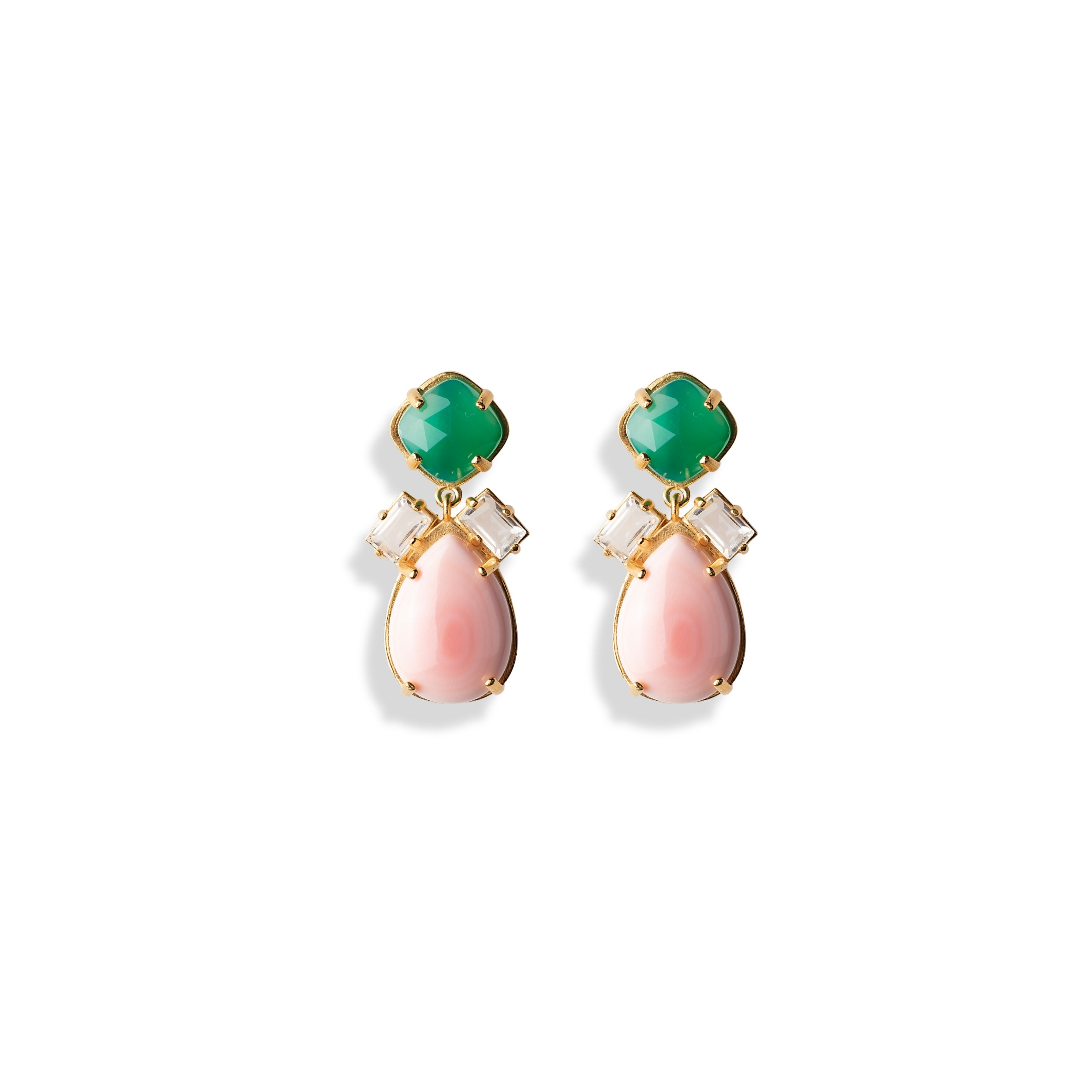 TEARDROP EARRING IN PALM BEACH