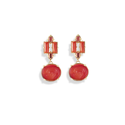 TRIUMPH EARRING IN LAVA