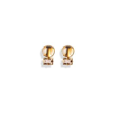 JUICY GEMMY STUDS IN CITRINE