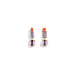 LOLLIPOP EARRING IN PANSY