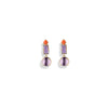 LOLLIPOP EARRING IN PANSY