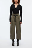 CROPPED WIDE LEG ORIGAMI TROUSER