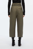 CROPPED WIDE LEG ORIGAMI TROUSER