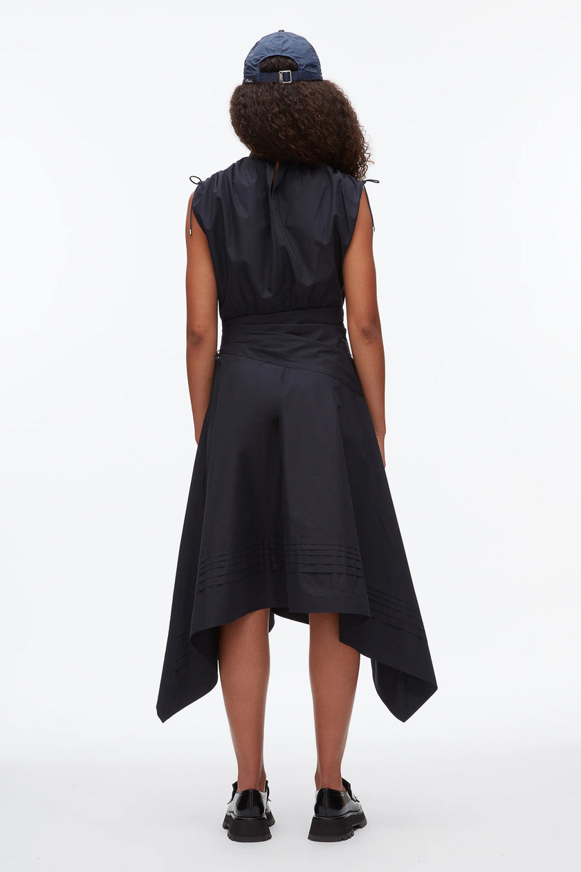 RUCHED HANDKERCHIEF DRESS