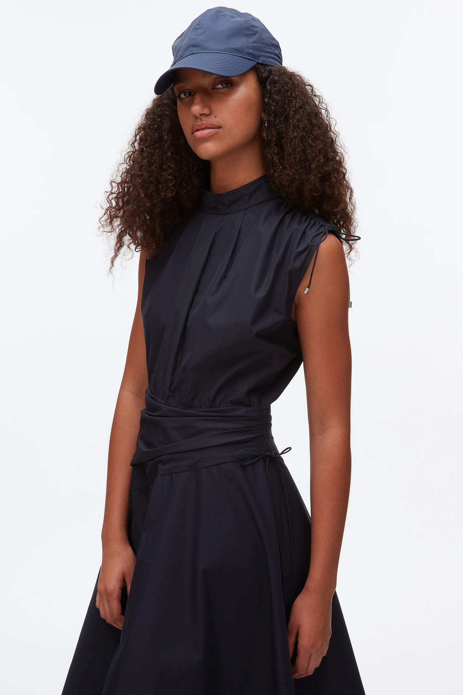 RUCHED HANDKERCHIEF DRESS