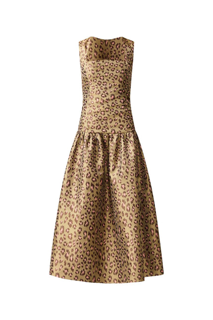ELARA DROP WAIST MIDI DRESS