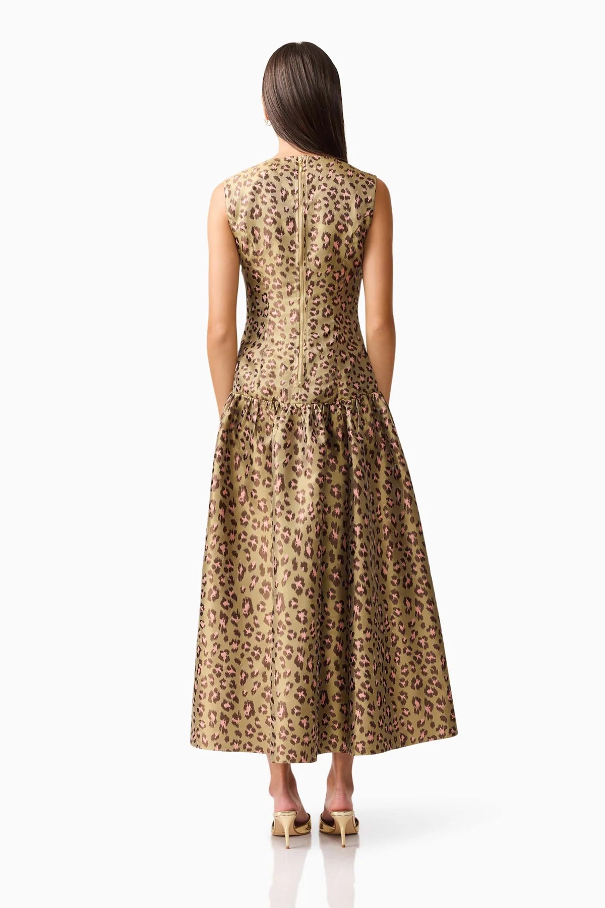 ELARA DROP WAIST MIDI DRESS