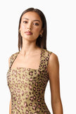 ELARA DROP WAIST MIDI DRESS