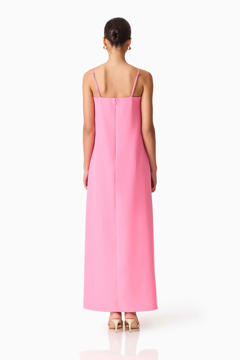 NOLANA FLORAL APPLIQUE GOWN