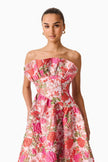 FLORALIE STRAPLESS GOWN