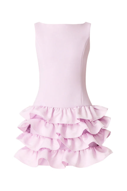 SAPHINE RUFFLE MINI DRESS