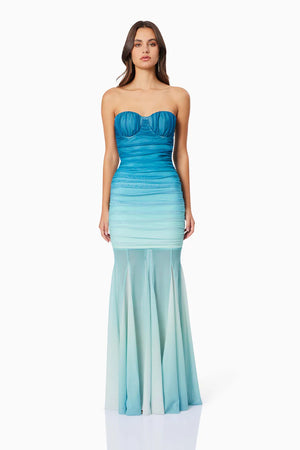 BRIELLE STRAPLESS MAXI DRESS