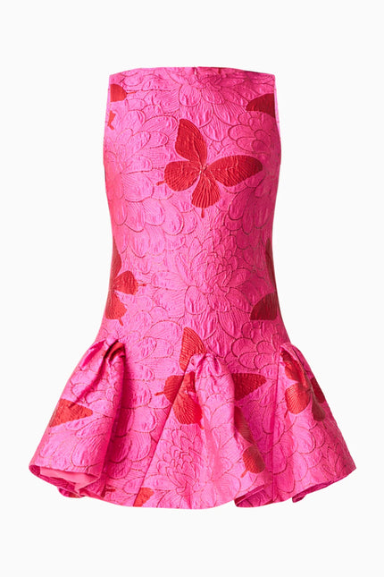 LORENA JACQUARD MINI DRESS