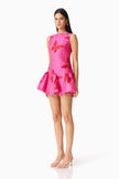 LORENA JACQUARD MINI DRESS
