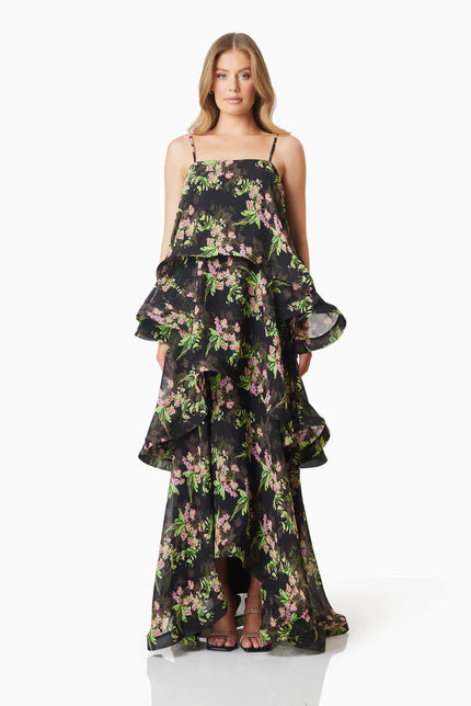 ULA TIERED MAXI DRESS