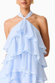 ELAINE HALTER NECK MAXI DRESS