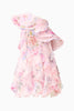 MILLIE ONE SHOULDER MINI DRESS IN PINK FLORAL